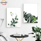 Современный ботанический Эвкалиптовый принт листья монстеры тропические растения настенное Искусство Холст минималистский домашний декор Скандинавская живопись картины