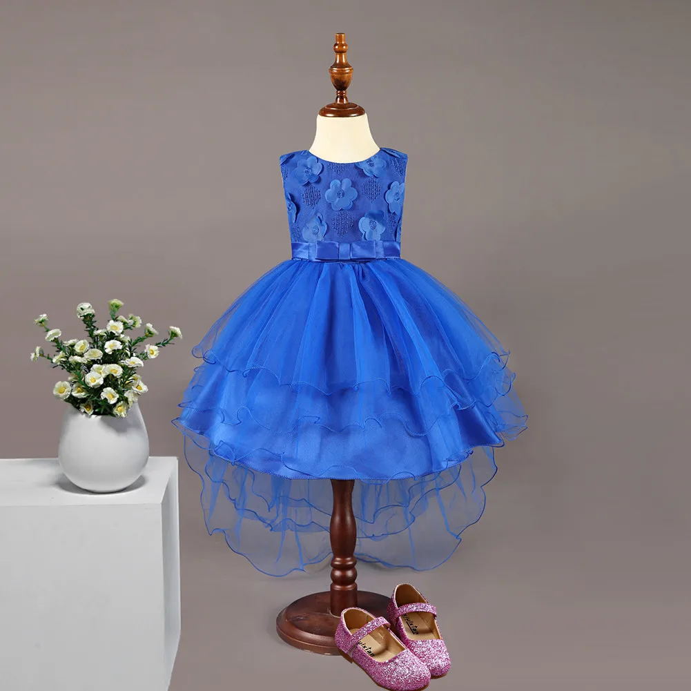 Праздничные платья принцессы для маленьких девочек на день рождения платье