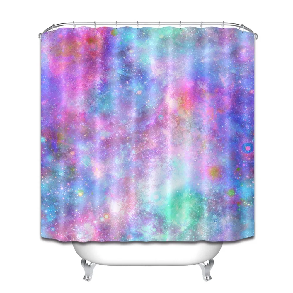 

Водонепроницаемая занавеска для душа из полиэстера, 72 дюйма, 12 крючков