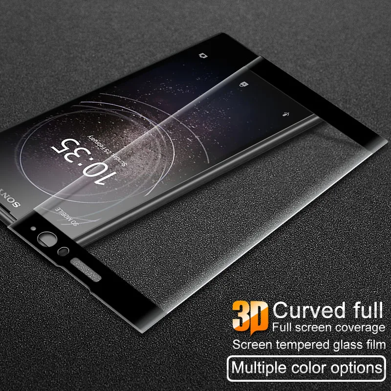 Imak 3D полное покрытие из закаленного стекла для sony Xperia XA2 протектор экрана Dual Sim
