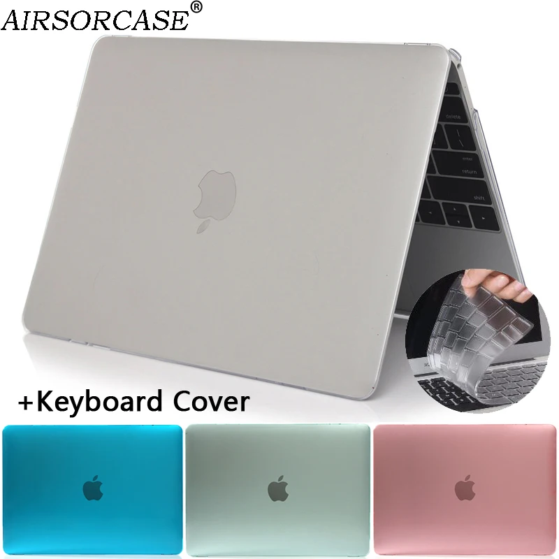 Кристально прозрачный Новый чехол с сенсорной панелью для Apple Macbook Air Pro retina 11 12 13 15