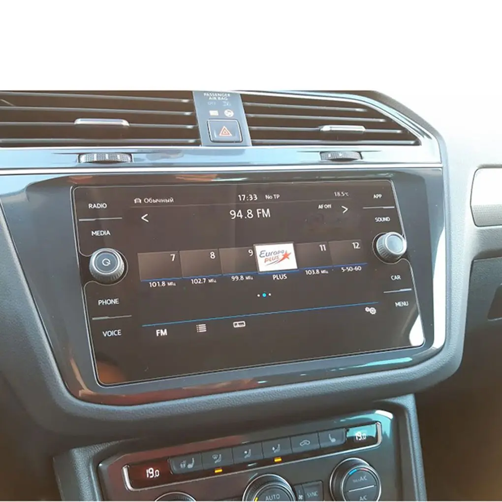 Замена для Tiguan 2018 Автомобильный GPS навигационный экран защитная пленка из