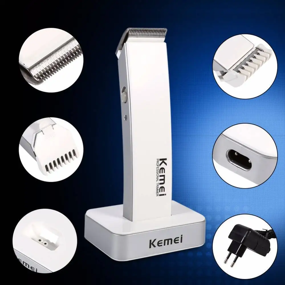 

1 Set High Quality Black/White Color Electric Rechargeable Mens Hair Removal Clipper Trimmer Beard Shaver Razor Kit Tool