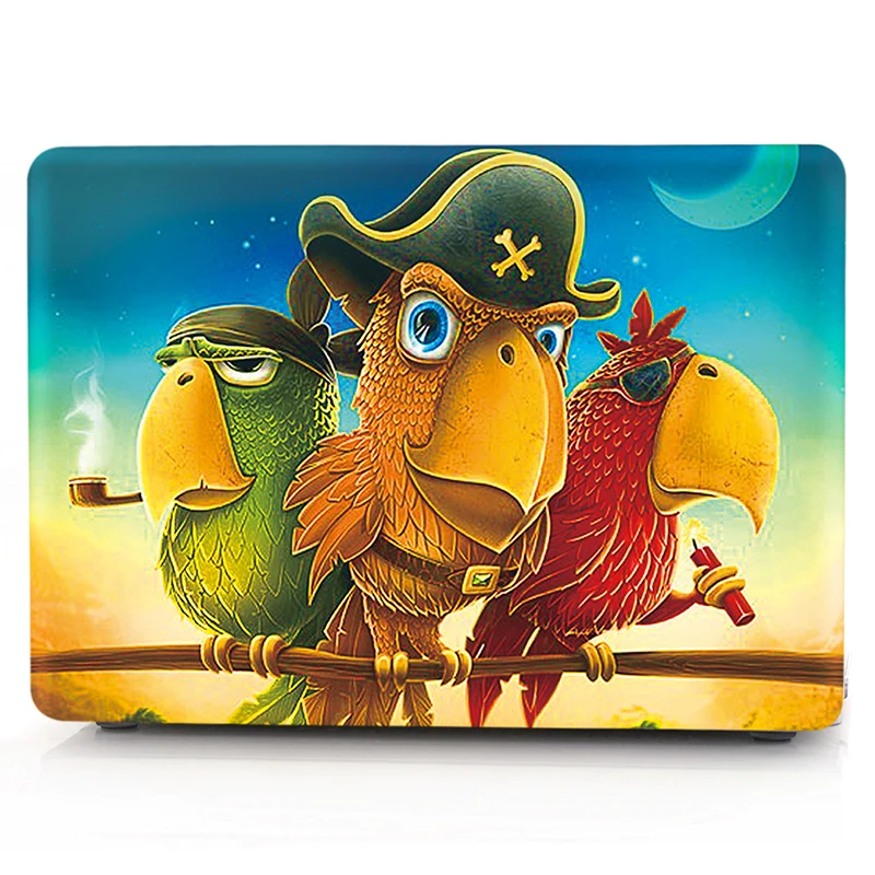 Жесткий чехол для ноутбука Raffiti Animal Pattern MacBook Air Pro Retina 11 12 13 15 дюймов Macbook A1707 A1706