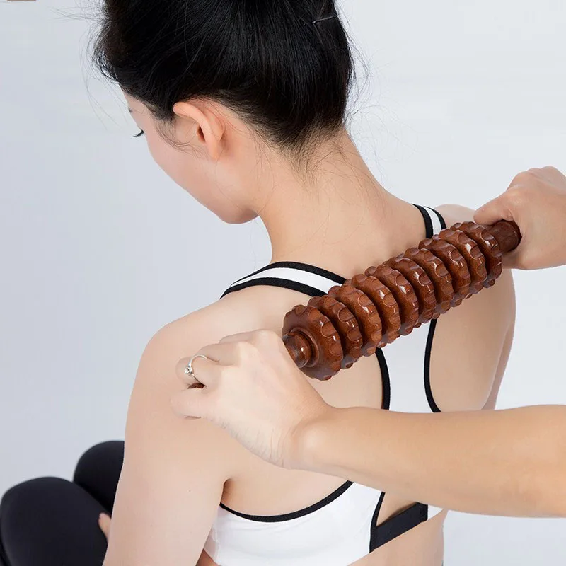 Деревянный массажер для шеи ног талии и спины|body massager|whole body massagerwooden massager |