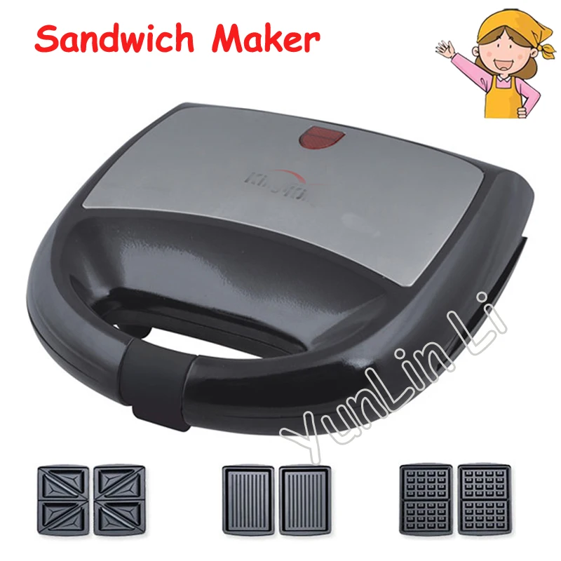 Коммерческая вафельница маленький тостер для завтрака хлебопечка сэндвичей