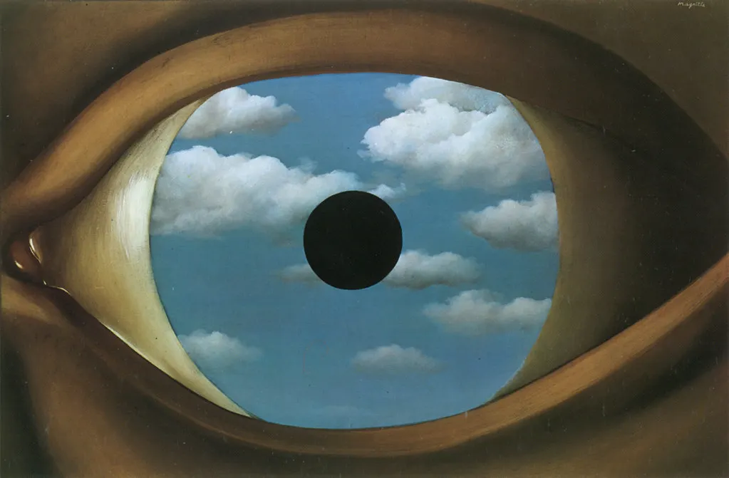 Картина на холсте Рисунок сюрреализма Rene Magritte винтажные постеры из крафт бумаги