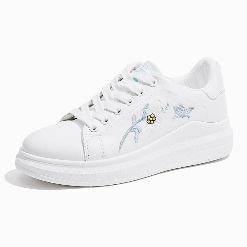 Новинка 2019 года сезон весна белая обувь Женская в стиле Харадзюку для студентов