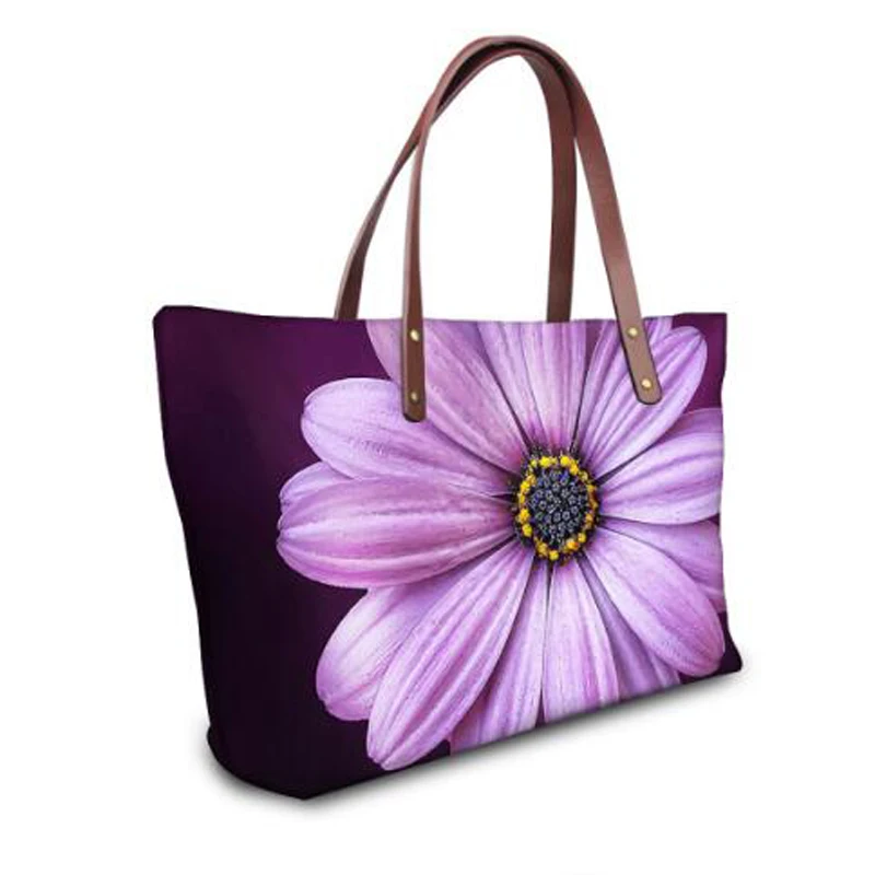 FORUDESIGNS/Большие женские ручные сумки на плечо с цветочным принтом для женщин 2017