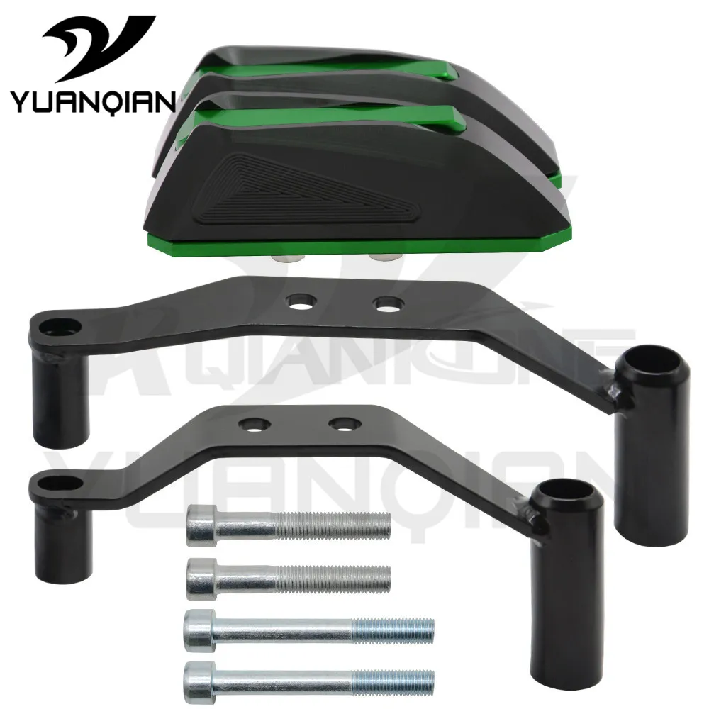 CNC алюминий Moto Crash Pad рамка ползунок защита мотоцикла от падения для Kawasaki z900 2016 2017