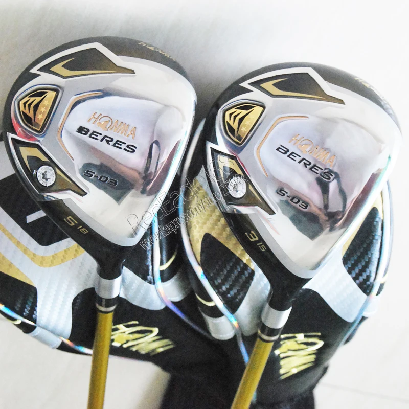 Cooyute новые мужские клюшки для гольфа HONMA S 03 набор из дерева 9 5/10 5 чердак + 3/5