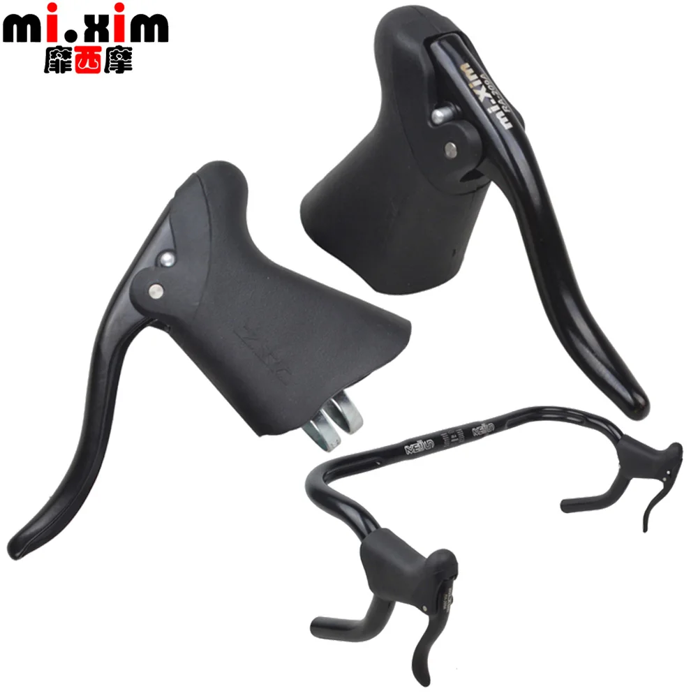 

A pair Mi.Xim RA-209A Road Bike Fixed Bicycle Brake Levers Bike brake handle
