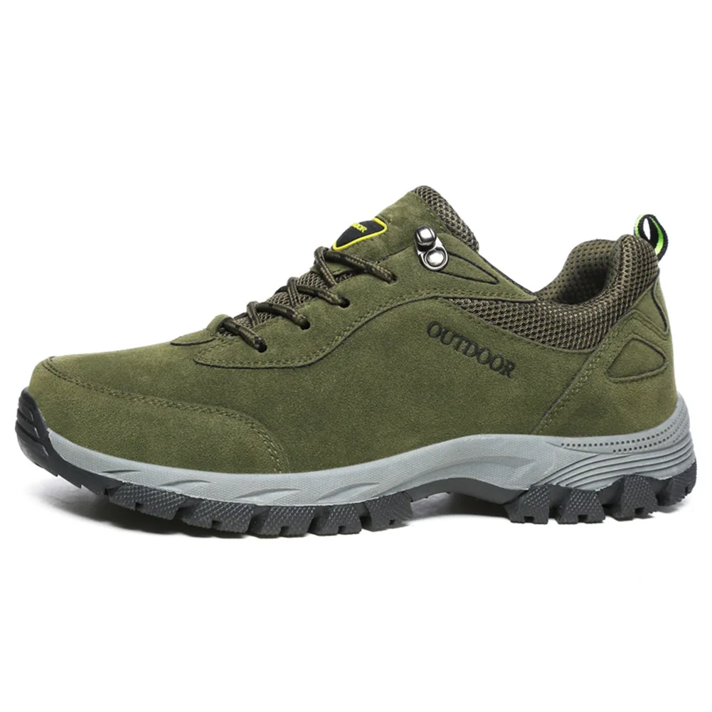 Hiking Shoes Men 2018 Genuine Leather Adult Climbing Male Black Lace-Up Winter Sneakers Tactical Boots | Спорт и развлечения