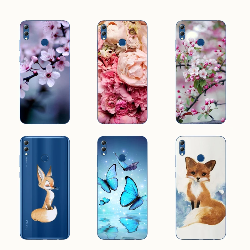 Case For Huawei Honor 8X Phone Soft TPU Back Cover 8 X Silicon Cases Protective Coque Honor8x Funda | Мобильные телефоны и