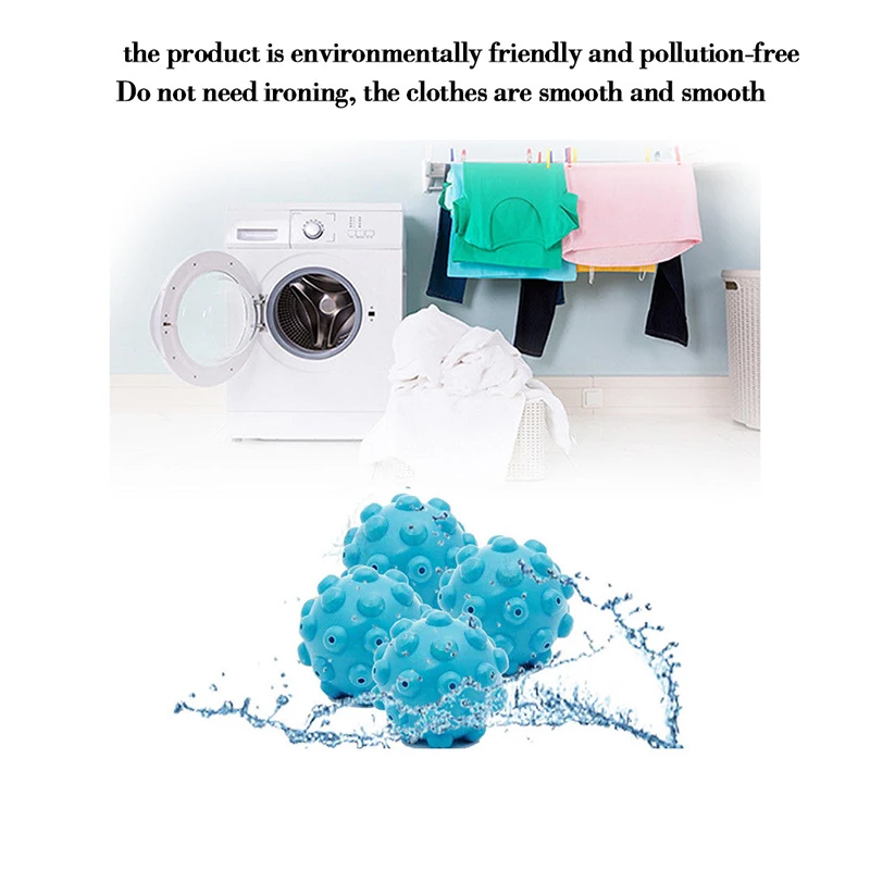 YFGXBHMX Laundry Ball Reusable Eco Friendly Decontamination Anti-winding Care Wool Dryer Balls | Дом и сад