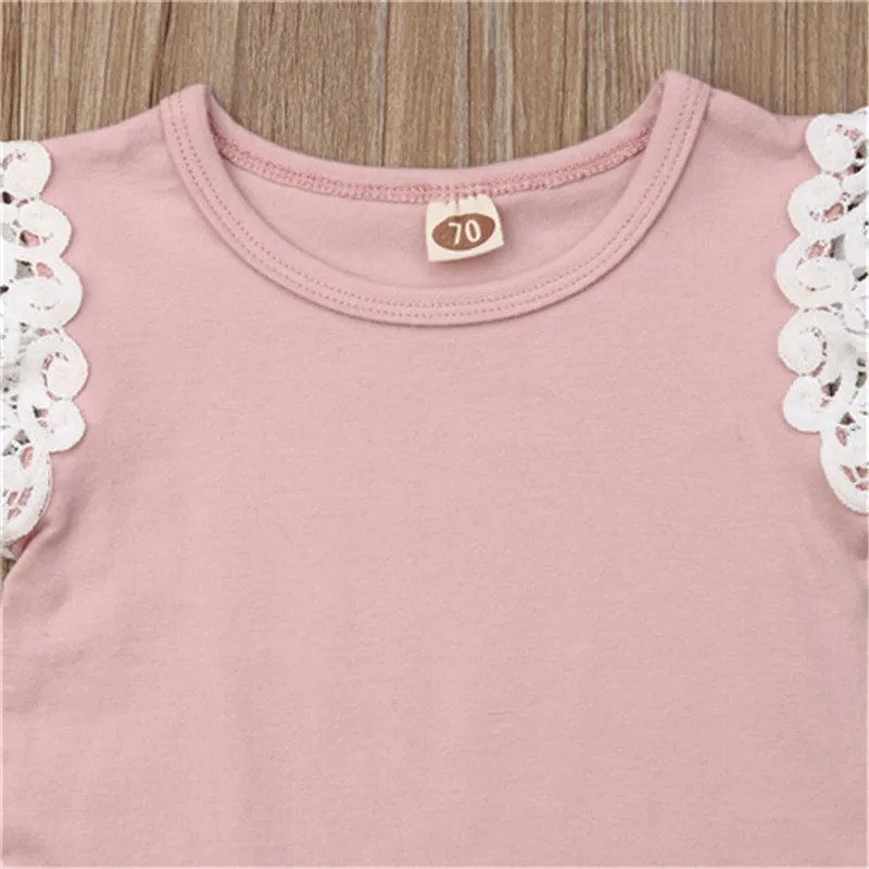 CSummer/Новинка кружевные топы для новорожденных девочек комбинезон юбка с