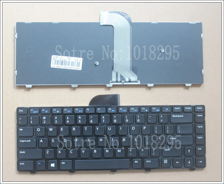 

New Keyboard for Dell Inspiron 14 3421 3437 14R 5421 5437 M431R Latitude 3440 Vostro 2421 US Layout with Frame 9Z.N8VSW.001