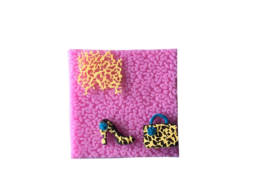 1PCS Leopard Texture Shape Silicone Cake Mold Lace Border Fondant Mould Cookware Non-Stick Decorating D081 | Дом и сад