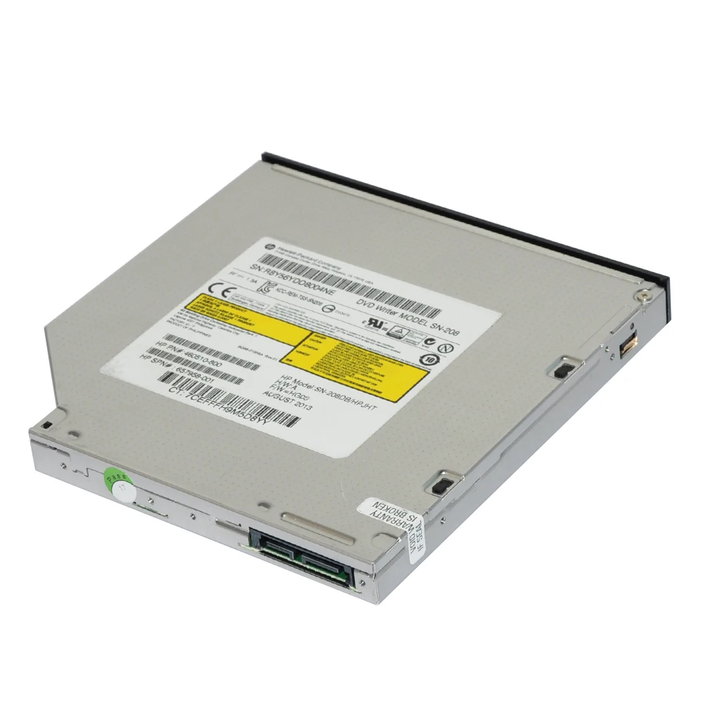 Deepfox 12,7 мм DVD CD RW горелка Писатель Внутренний SATA Оптический привод ноутбук привод DVD горелка Писатель с панелью