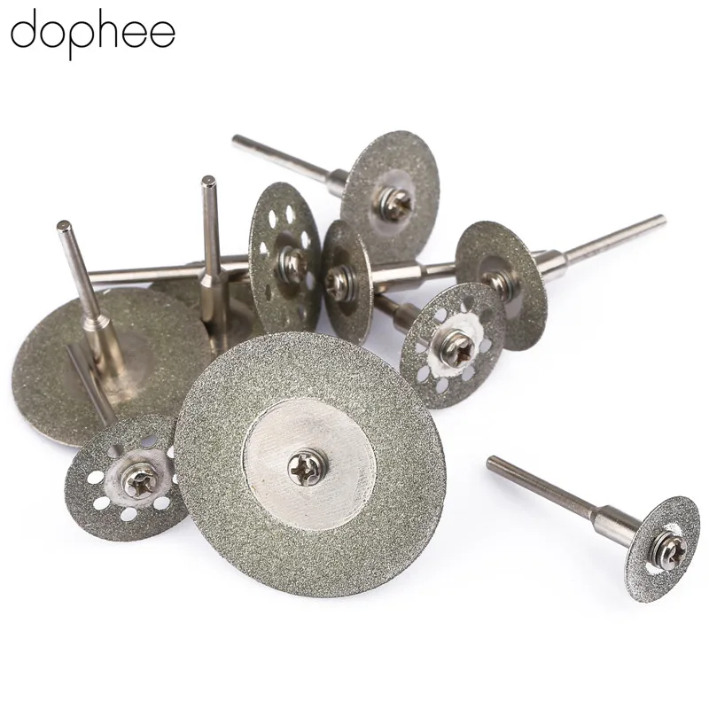 Алмазные пилы dophee набор лезвий для режущего колеса хвостовик роторного