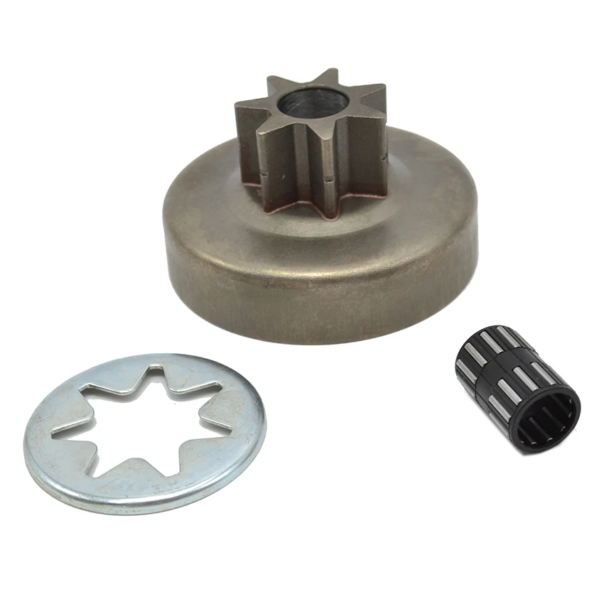 3/8 &quot7 T клатч цепь барабана диск шпоночная Звездочка игольчатый подшипник