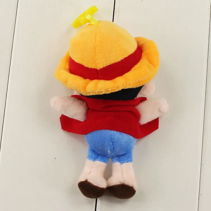 5 шт./лот 12 см аниме цельная Обезьяна D Luffy плюшевая игрушка брелок педант Мини