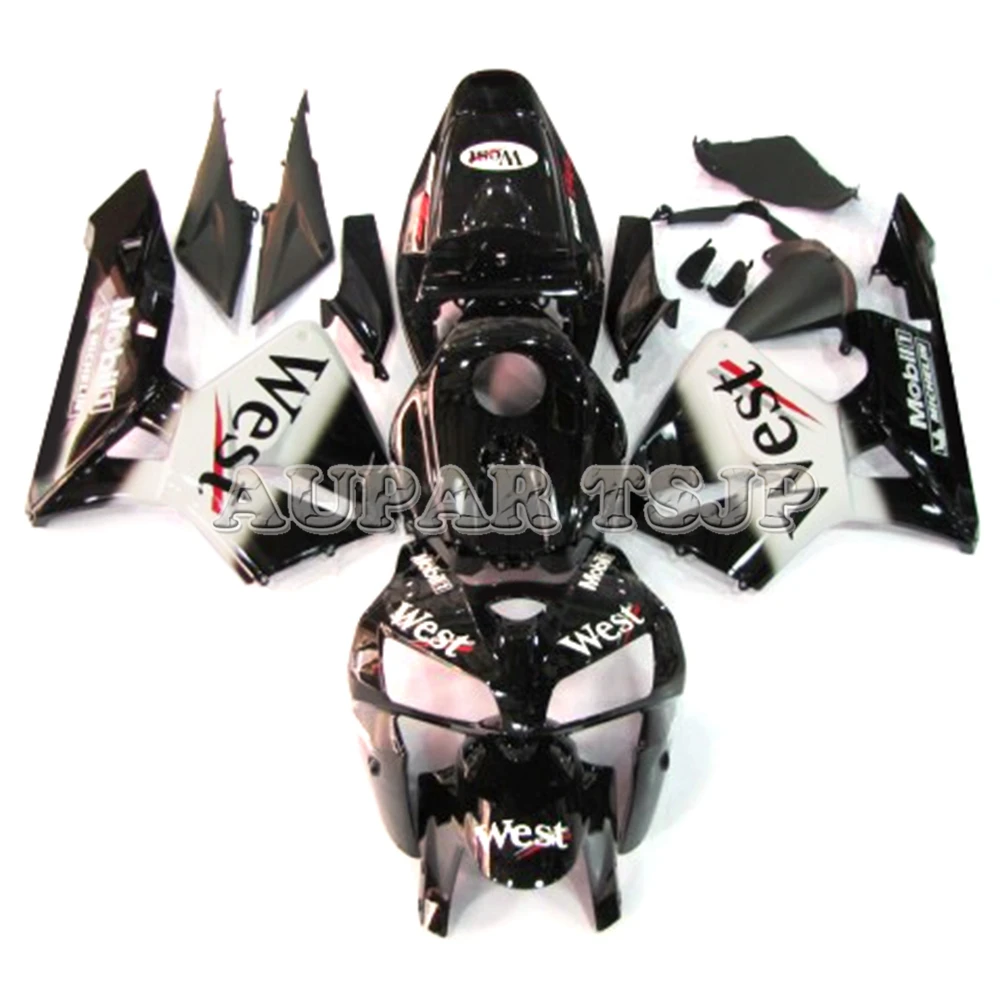 Запад черный белый полный корпус для Honda 2005 2006 CBR600RR F5 ABS инъекции пластик мотоцикл
