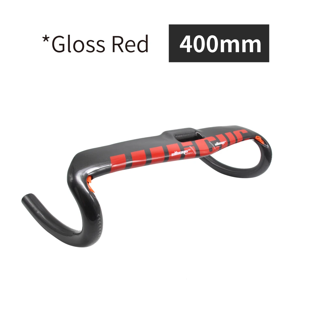 Red Gloss 400mm Горячая Распродажа S5 ультра-легкие суперсильная шоссейный велосипед гнутый корпус руля руль для велосипедов из углеродного материала волокна 31,8 мм* 400/420/440 мм - Цвет: Red Gloss 400mm