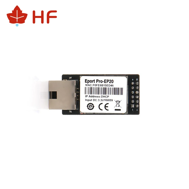 HF E порт Pro EP20 Linux сетевой сервер ttl последовательный к Ethernet встроенный модуль DHCP 3 В