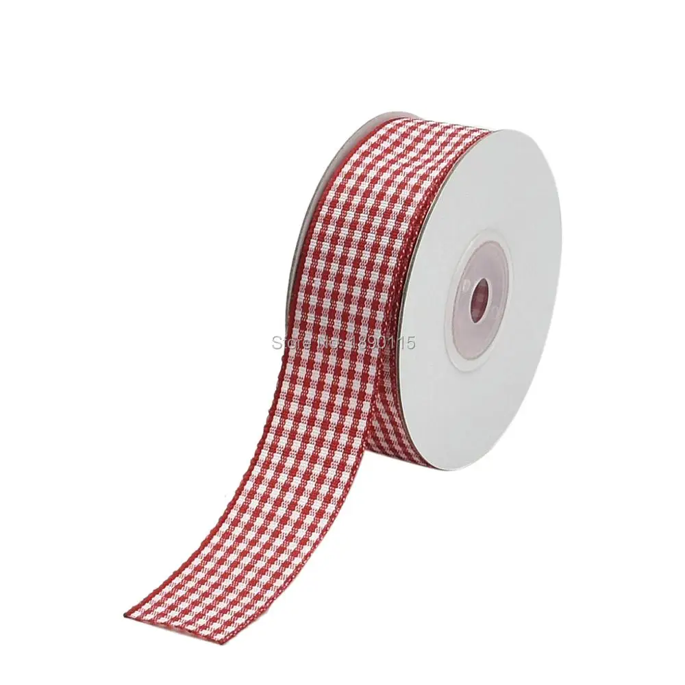 10 ярдов/рулон шотландская клетка лента 1 &quotдля подарочная упаковка банты