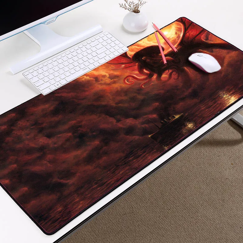 Congsipad ужас Cthulhu Стиль Коврик для мыши с изображением морского монстра игровой коврик для мыши резиновая клавиатура Коврик для мыши резиновый износостойкий Настольный коврик - Цвет: 300x700x2mm