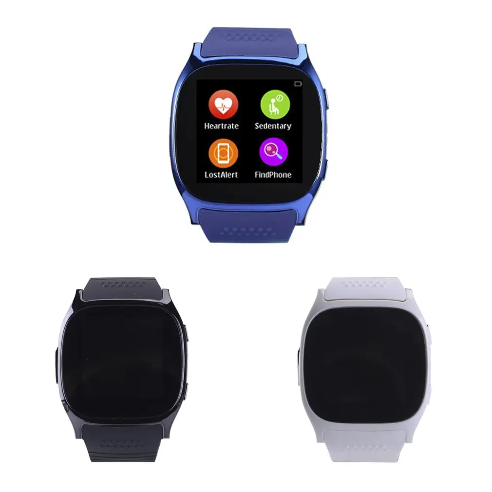 1 54 &quotips ScreenT8M Bluetooth Smart часы пульсометр крови Давление наручные дистанционного