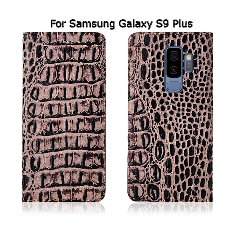 Чехол из натуральной крокодиловой кожи для samsung Galaxy S8, S9, S10 Plus, S10e Lite, чехол с подставкой, откидной Магнитный чехол для мобильного телефона, сумка SN01