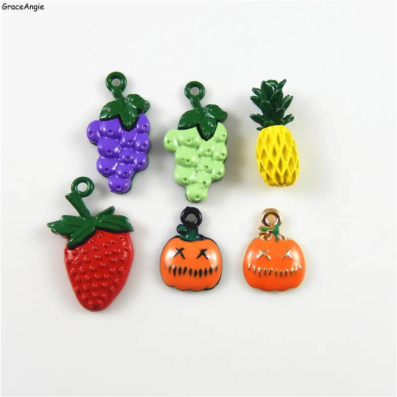 10 шт. новинка аксессуары для волос сделай сам в виде фруктов ожерелье браслет