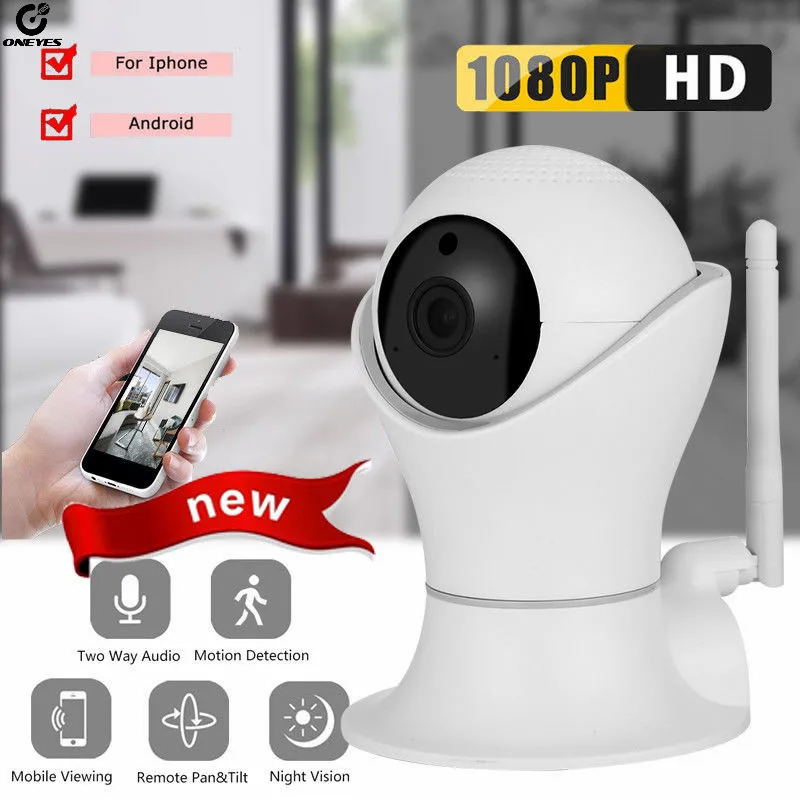 Домашняя IP камера безопасности wifi беспроводная WiFi 1080P Аудио запись наблюдения