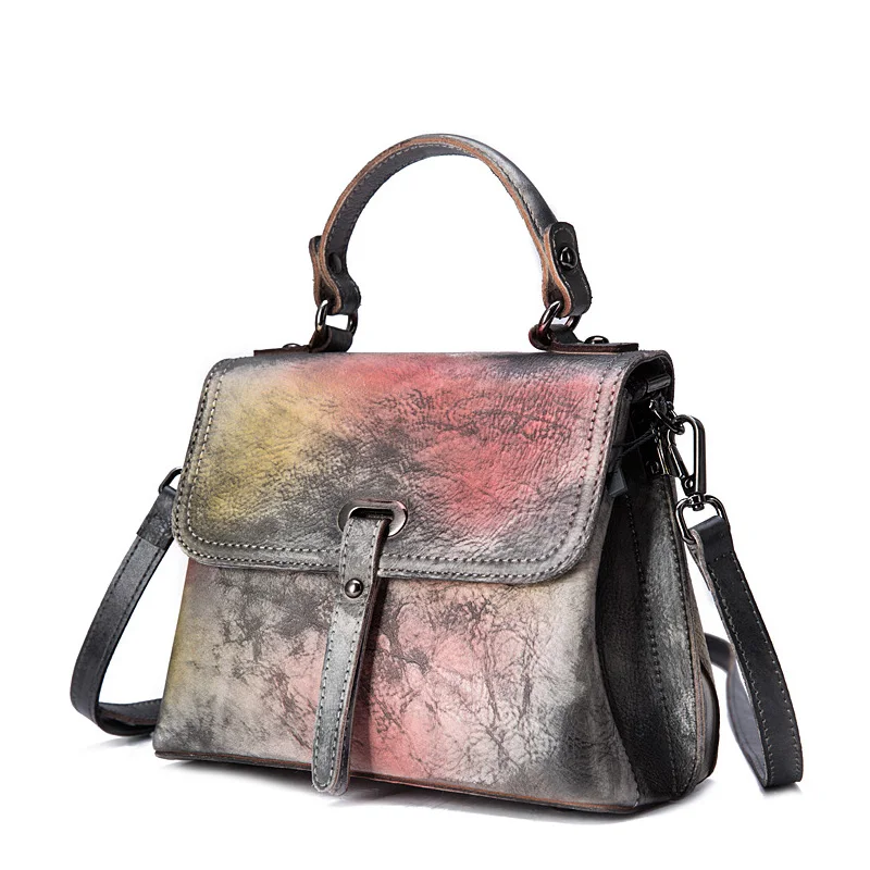 ESUFEIR 2018 New Genuine Leather Women Hangbag Vintage Design Shoulder Bag Famous Luxury Brand Messenger | Багаж и сумки