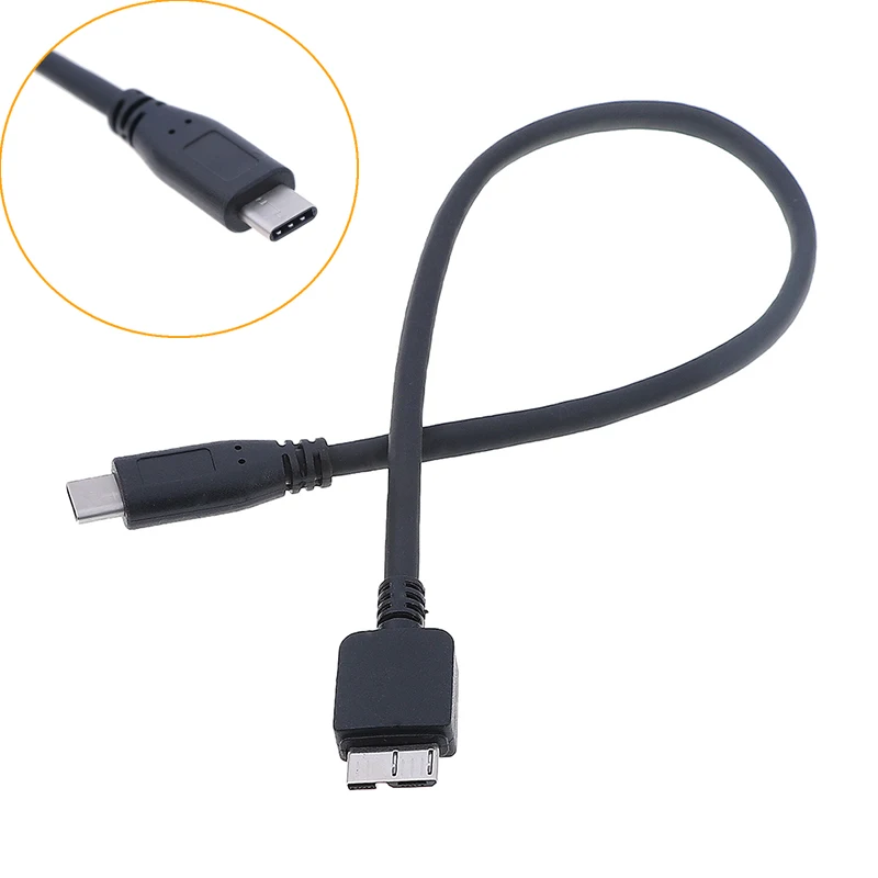 1 шт. кабель USB для передачи данных типа C к Micro телефона компьютера жесткого диска |