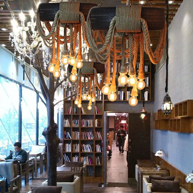 저렴한 현대 펜 던 트 램프 로프트 타이어 로프 펜 던 트 라이트 레트로 서 스 펜 션 램프 Dia62cm 바 커피 숍 바 홈 조명 Decora G157 구매 현대 펜 던 트 램프 로프트 타이어 로프 펜 던 트 라이트 레트로 서 스 펜 션 램프 Dia62cm 바 커피 숍 바 홈 조명 Decora G157