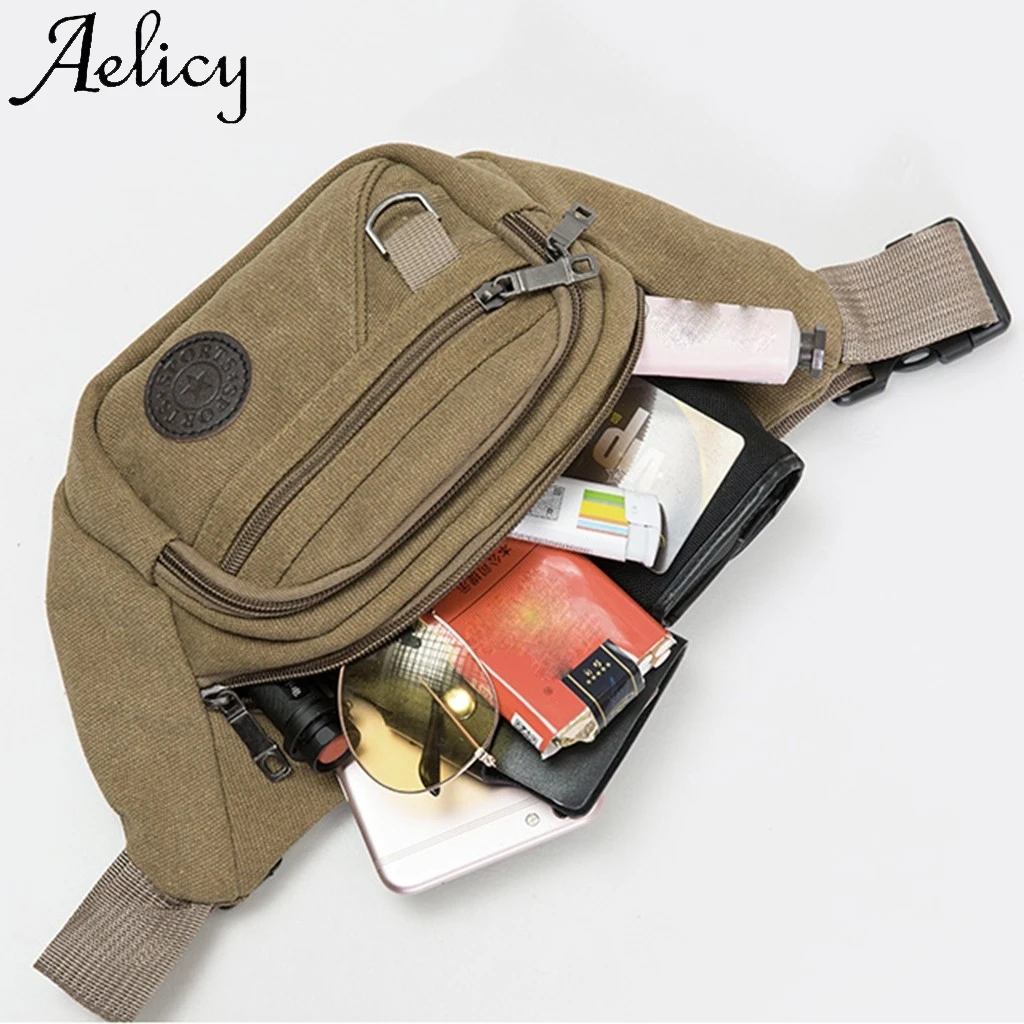 Поясная Сумка Aelicy модный мужской ремень многофункциональная водонепроницаемая