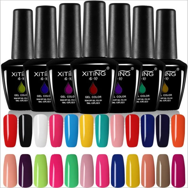 15ML Pure Color Series Gel Nail Polish Art Varnish For Extension Lacquer Primer Design Manicure | Красота и здоровье