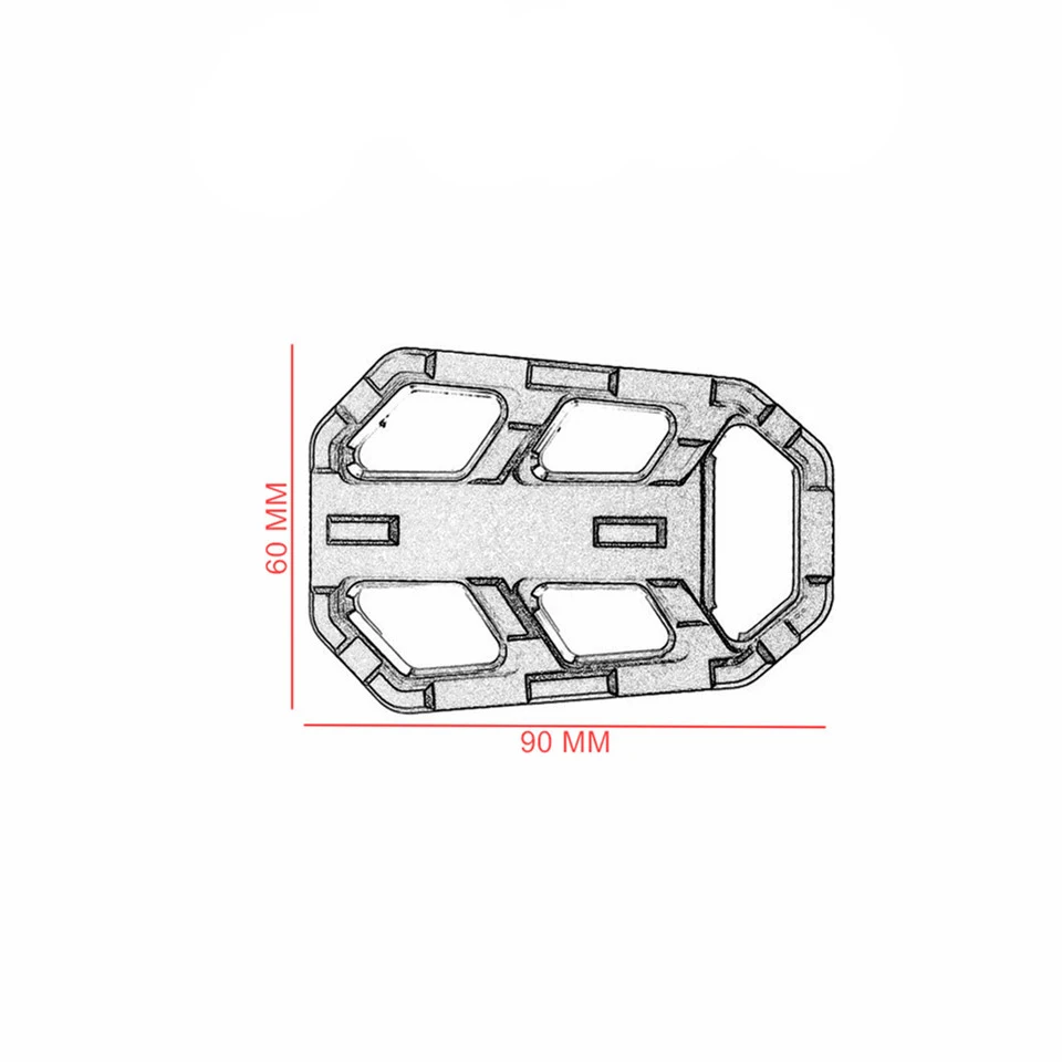 Для KAWASAKI Z1000SX 2011-2018 2010-2019 аксессуары для мотоциклов заготовка MX широкая педаль |
