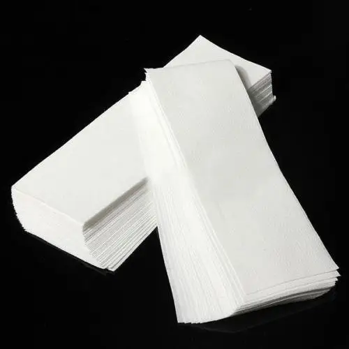 80 Pcs Useful Hair Removal Depilatory Nonwoven Epilator Wax Strip Paper Roll Waxing | Красота и здоровье