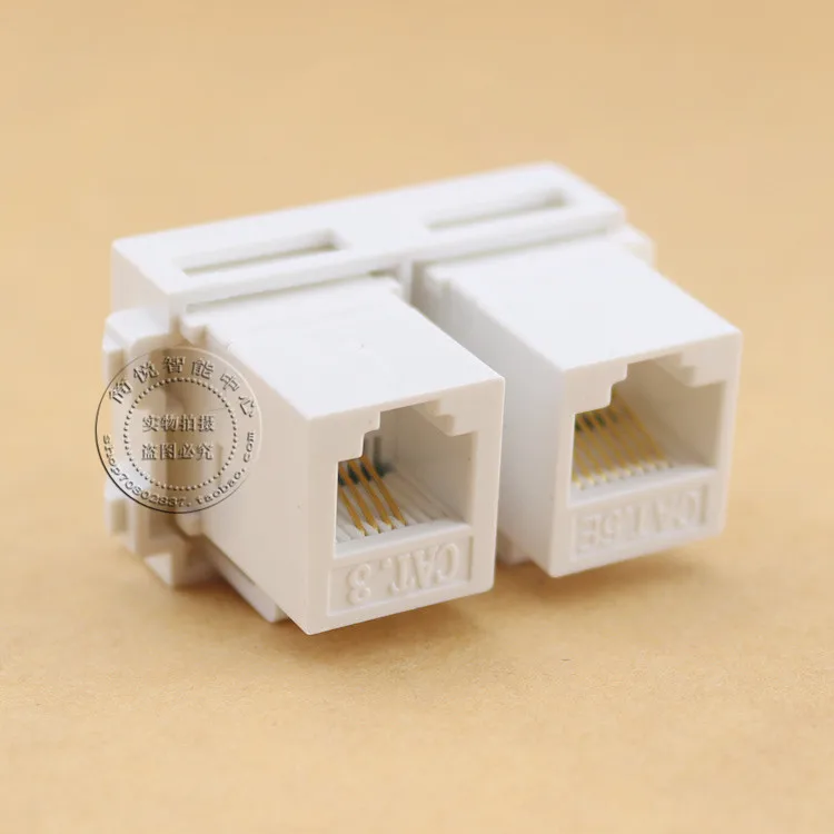 128 Type Wall Plate RJ45 Cat5E & RJ11 Cat3 Network Module Socket Adapter | Компьютеры и офис