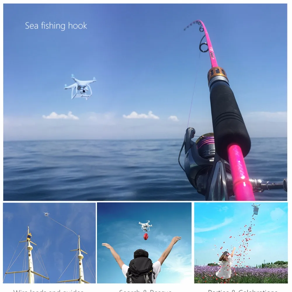 Система сброса воздуха рыболовная приманка Свадебный Метатель для DJI Phantom 4 4P 4A