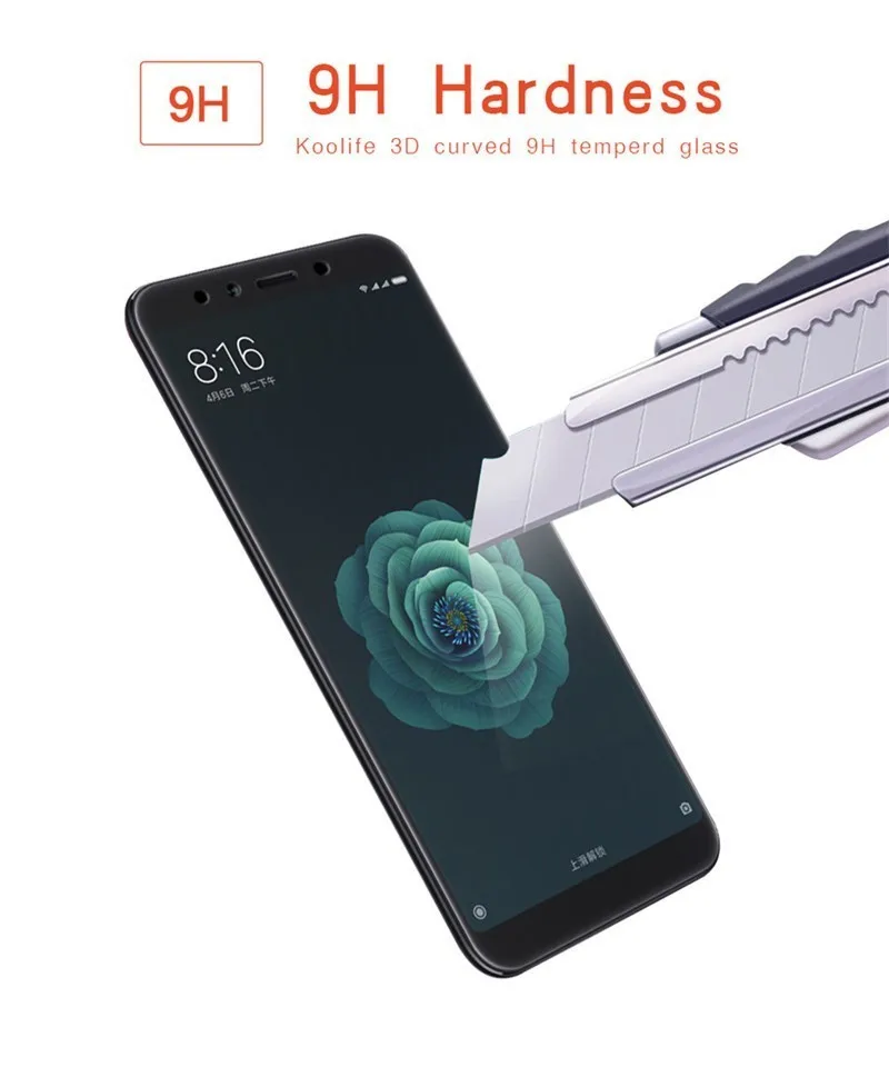 Закаленное стекло для Xiaomi mi A2 lite 9 se 3 x 2 A1 защита экрана полное покрытие пленка Xao Xio