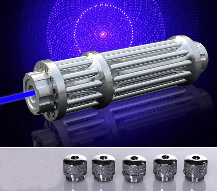 2017 Горячая Высокая мощность 450нм Синяя лазерная указка ручка Сильный луч