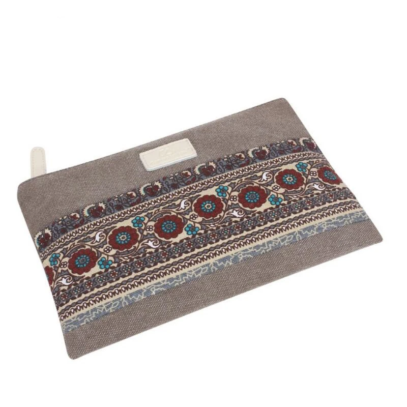 Простой этнический стиль мужской мобильный телефон Дамский кошелек сумка для