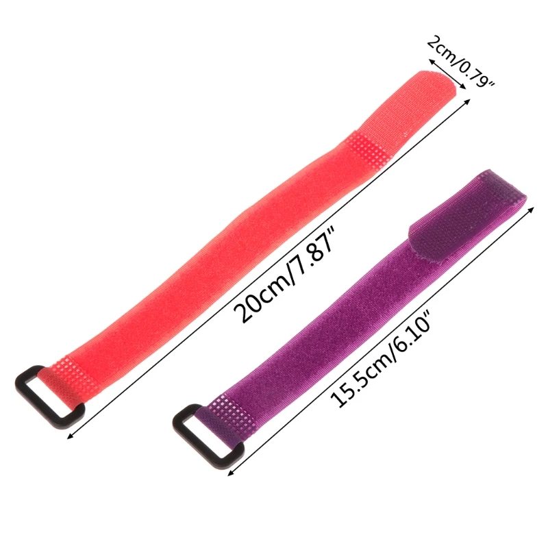 10 шт./пакет рыболовная удочка фиксатор ремешок для галстука регулируемый