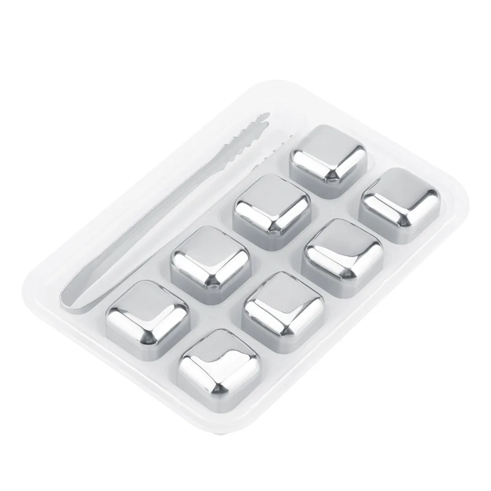 Набор многоразовых камней для виски из нержавеющей стали охлаждающие камни пива