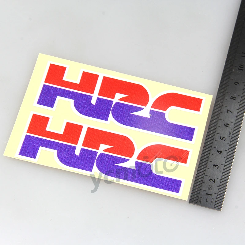 1 pair Motorcycle Vinyl DIY HRC Decals Fairing Stickers For Honda CBR1000RR CBR600RR 250R 600F car-styling Sticker Emblem Badge |